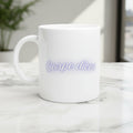 Taza de cerámica blanca de 11 oz Carpe diem