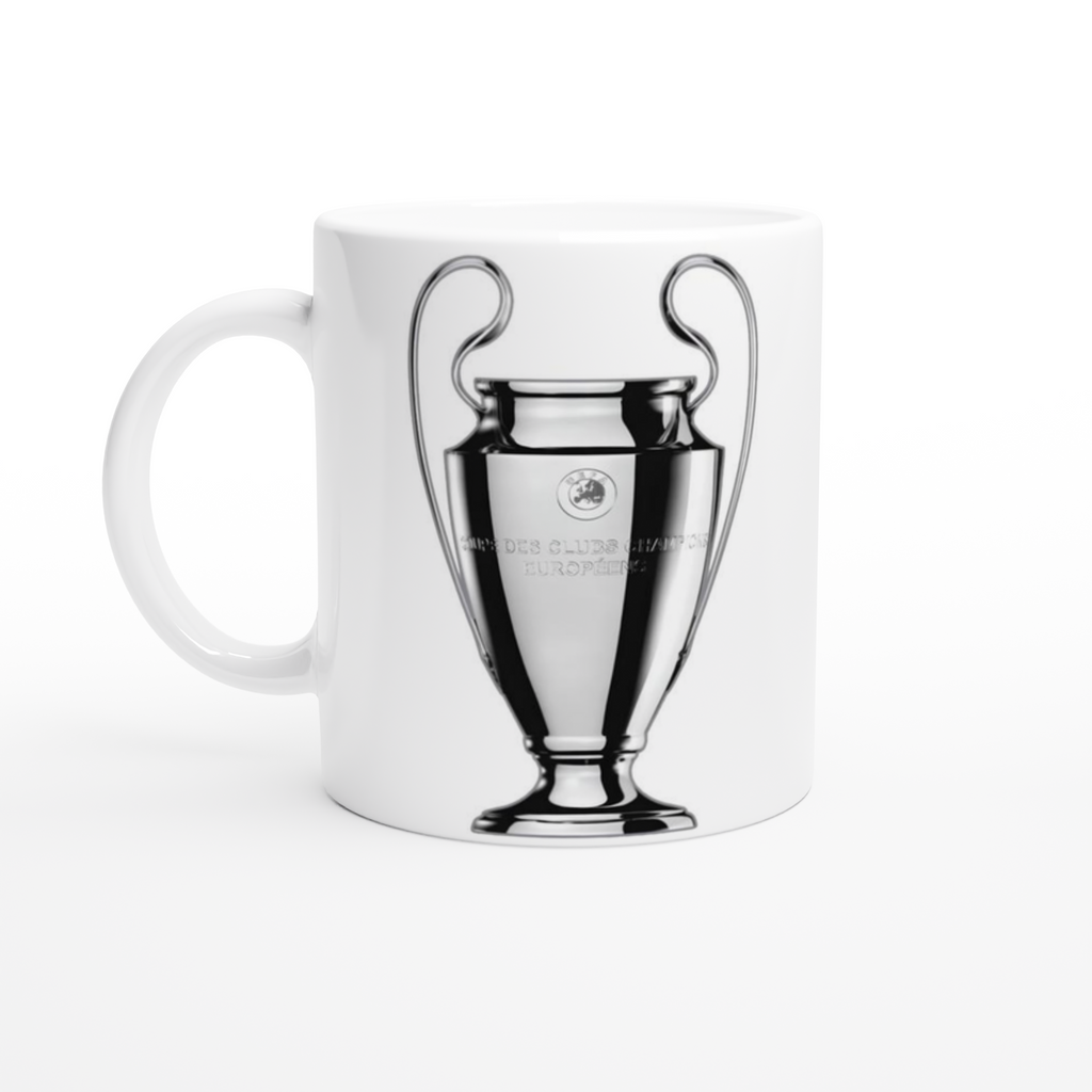Tazza in ceramica bianca da 325 ml Champion